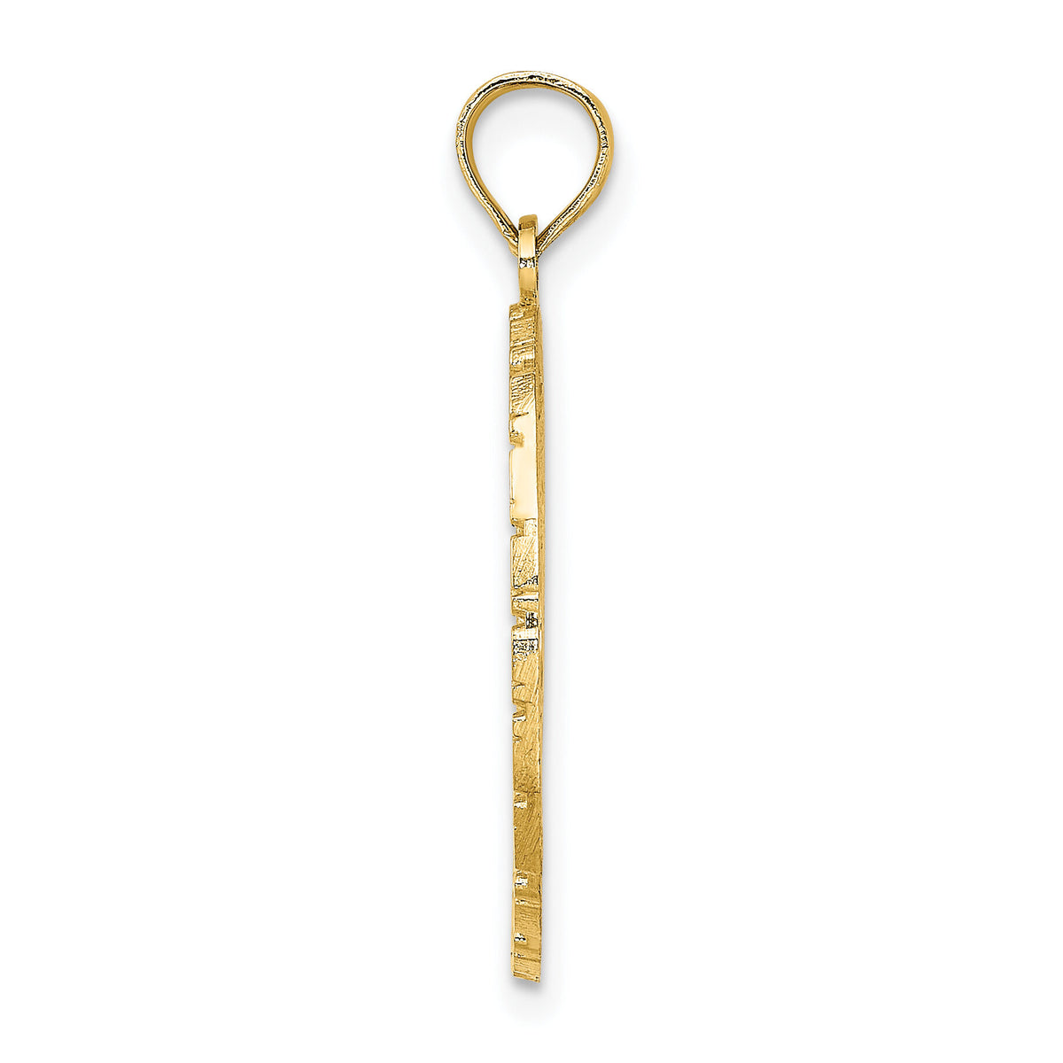14k JAMAICA w/Bird and Flowers Charm-C3255