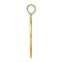 14k JAMAICA w/Bird and Flowers Charm-C3255
