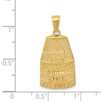 14k Southern Most Point USA KEY WEST Pendant-C3260