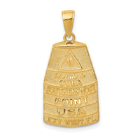 14k Southern Most Point USA KEY WEST Pendant-C3260