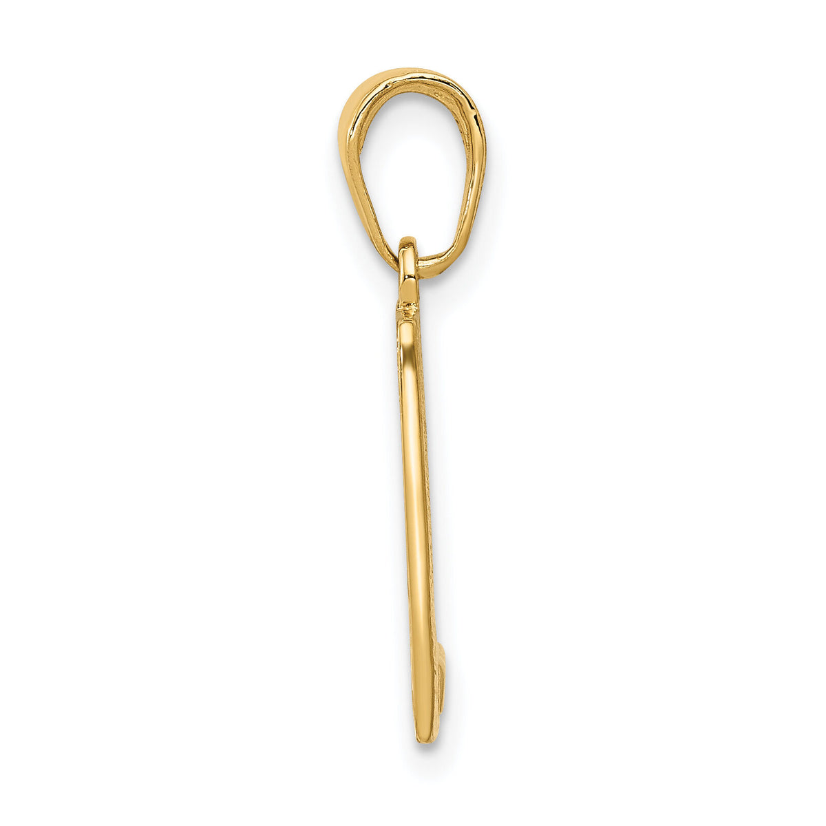 14k Mile 0 KEY WEST Mile Marker Pendant-C3262