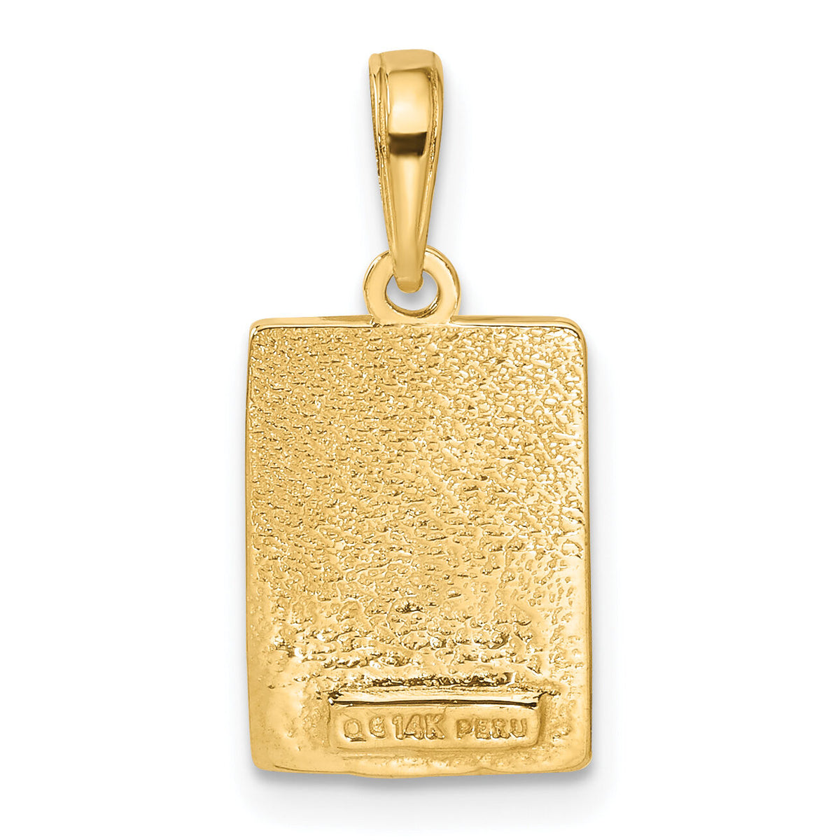 14k Mile 0 KEY WEST Mile Marker Pendant-C3262