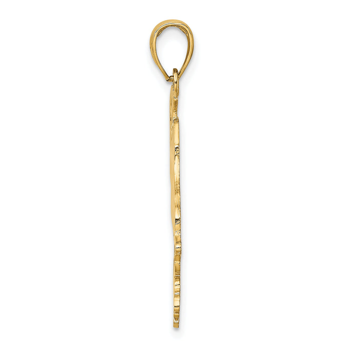 14k Cut Out MARCO ISLAND Charm-C3266