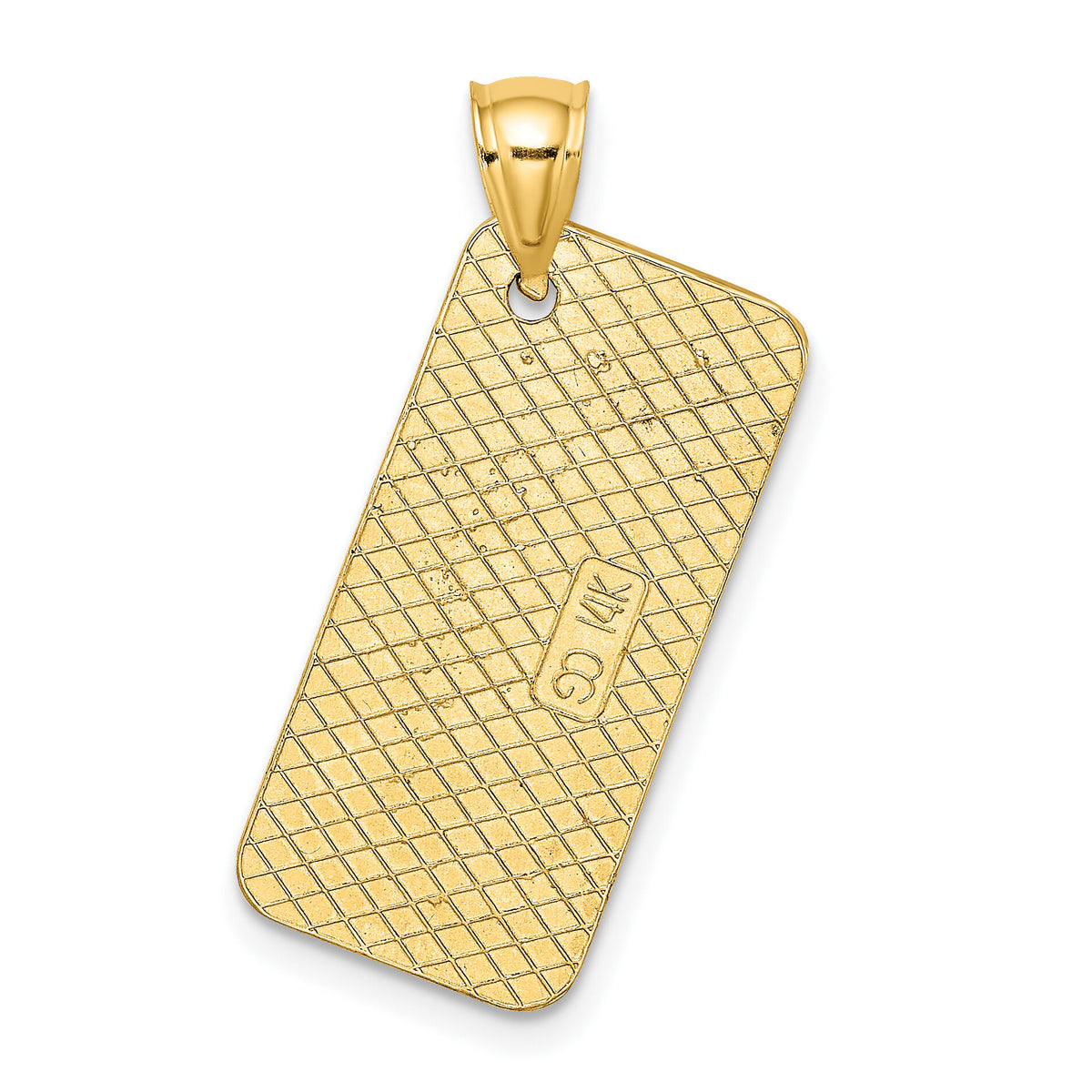14k MARYLAND OCEAN CITY License Plate Charm-C3280