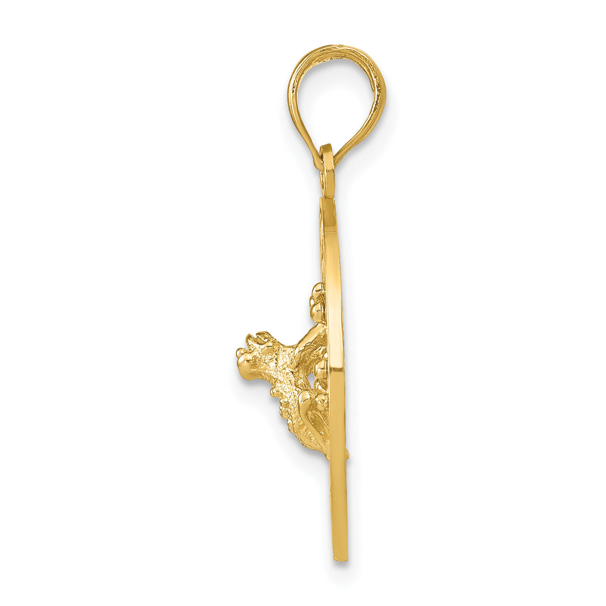 14k PUERTO RICO with Frog Pendant-C3285