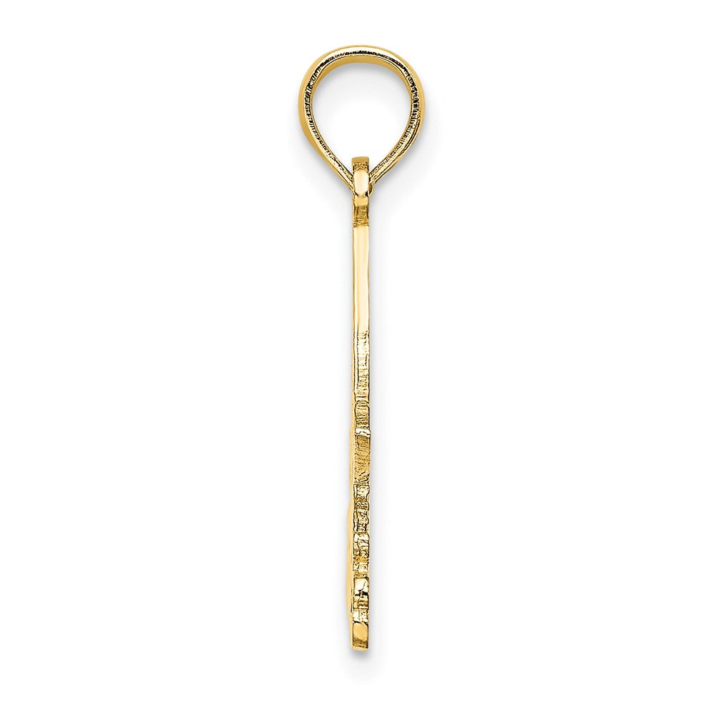 14k I LOVE STONE HARBOR Sailboat Charm-C3303