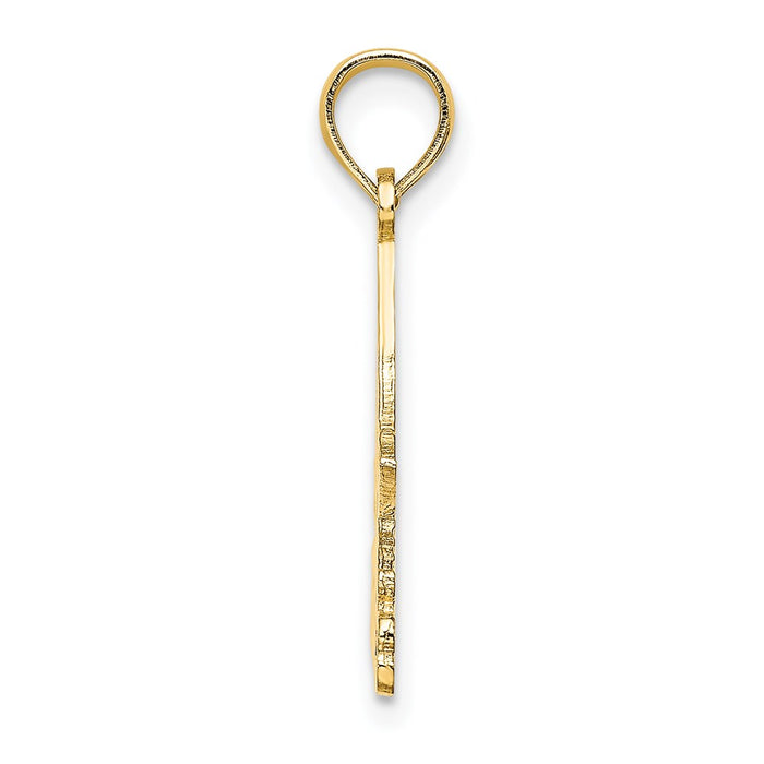 14k I LOVE STONE HARBOR Sailboat Charm-C3303