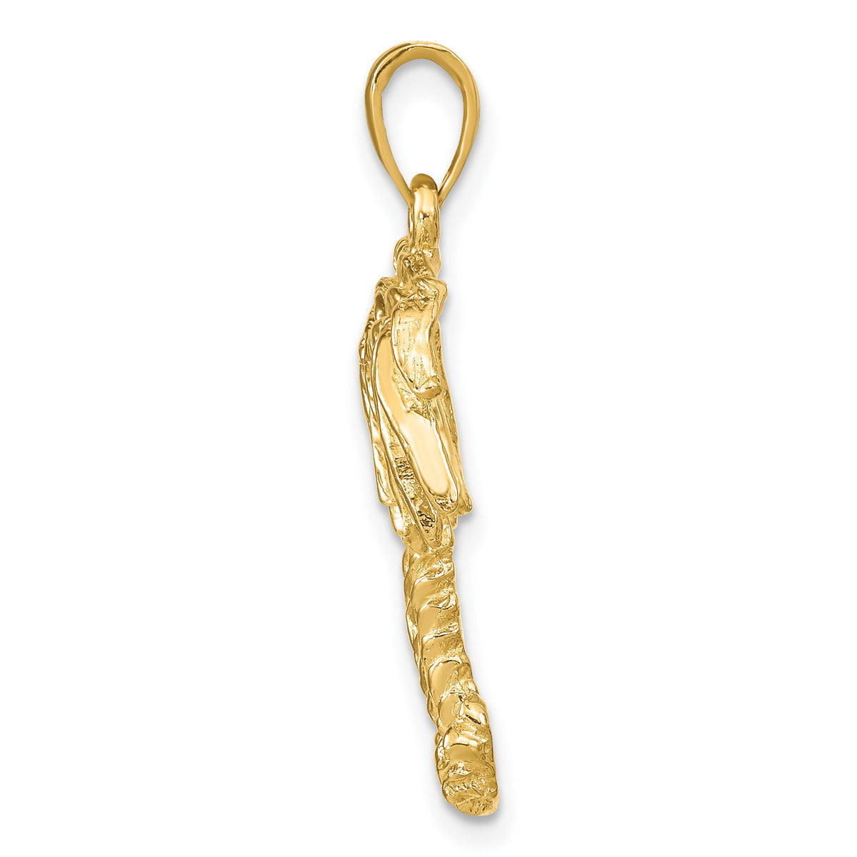 14k Double Palm Trees Pendant-C3333