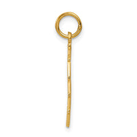 14K Polished TAKEN Charm-C337