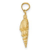 14k Conch Shell Pendant-C3370