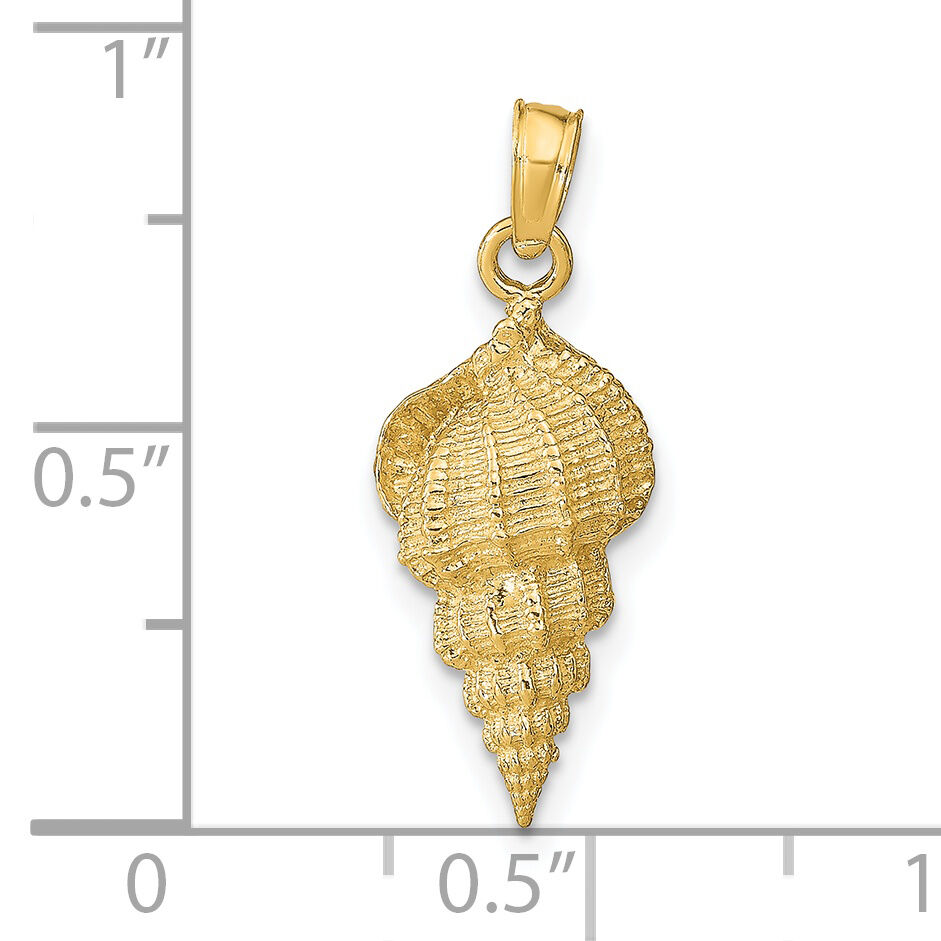 14k Conch Shell Pendant-C3370