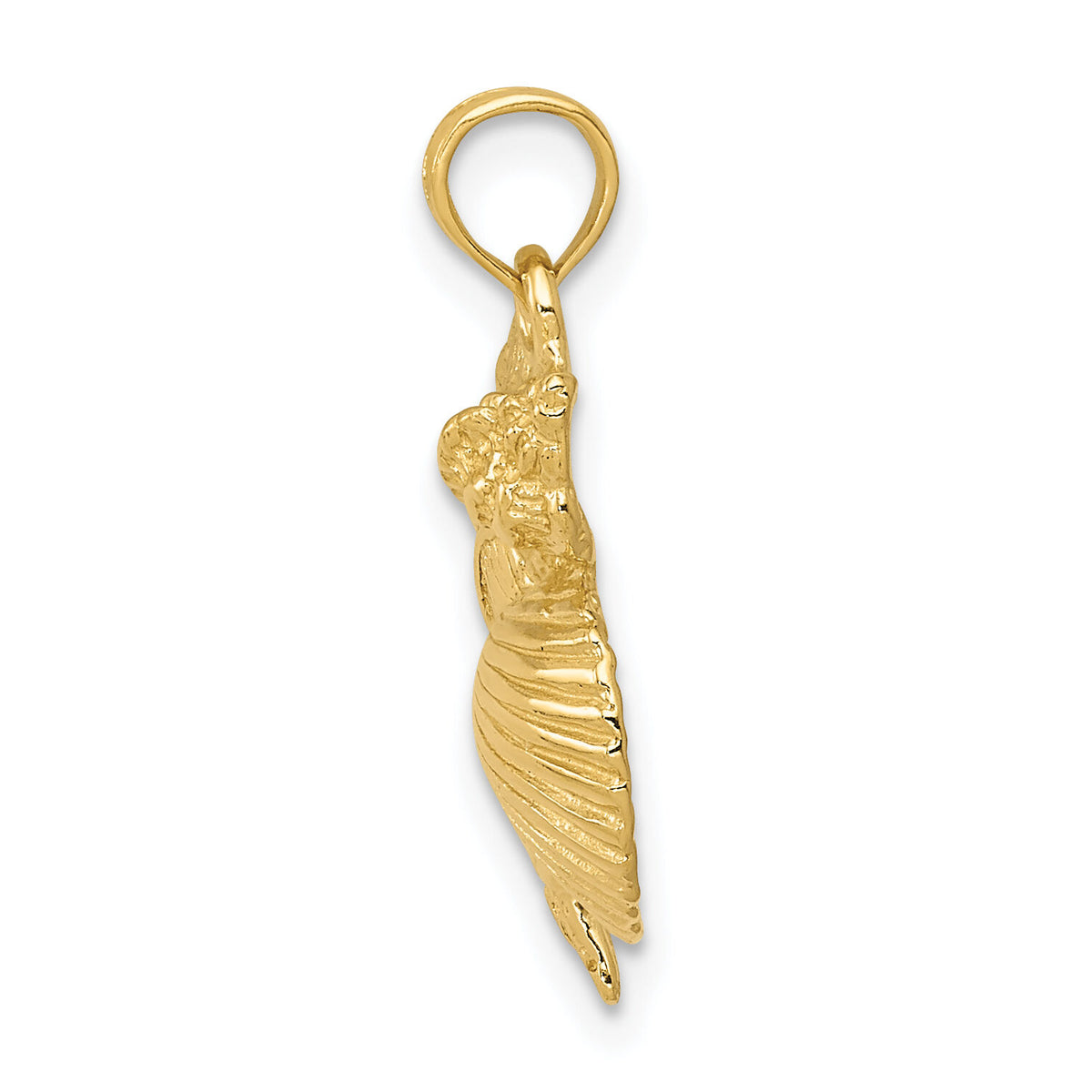 14k Four Shell Cluster Pendant-C3379