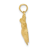 14k Four Shell Cluster Pendant-C3379