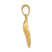 14k Oyster Shell Pendant-C3384
