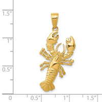 14k Lobster Pendant-C3411