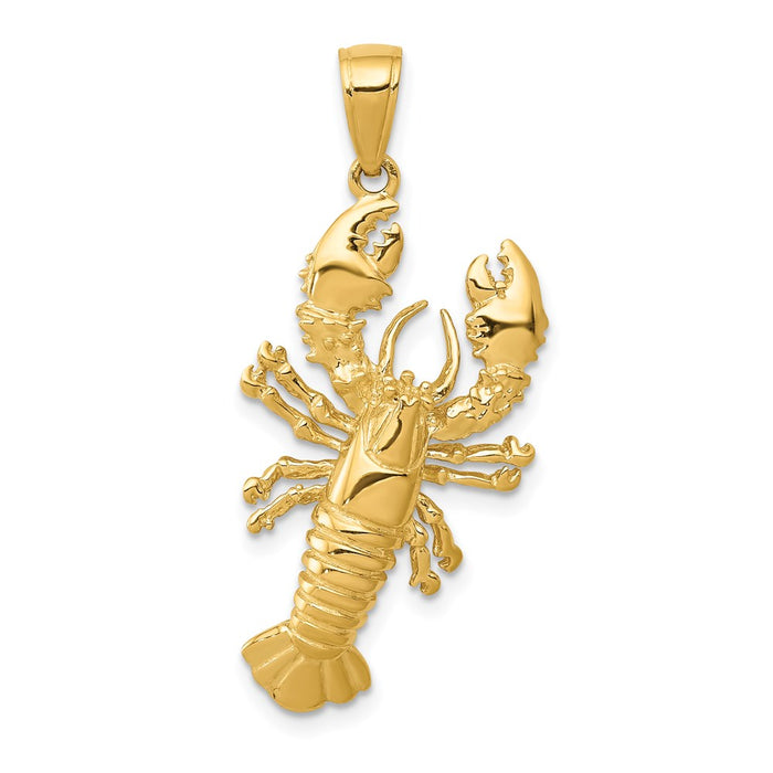 14k Lobster Pendant-C3411