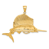14k Sailfish Pendant-C3425