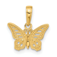 14k Cut-Out Butterfly Pendant-C3471