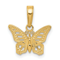 14k Cut-Out Butterfly Pendant-C3471