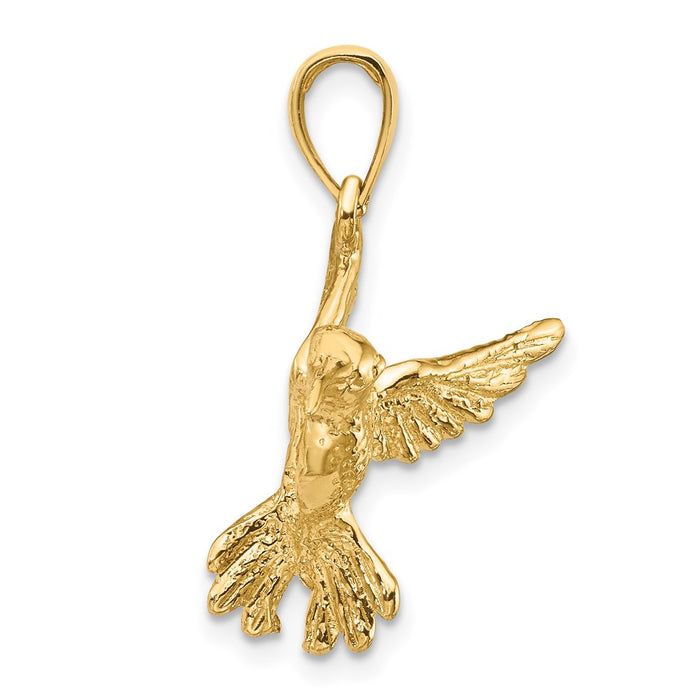 14k Hummingbird Pendant-C3476