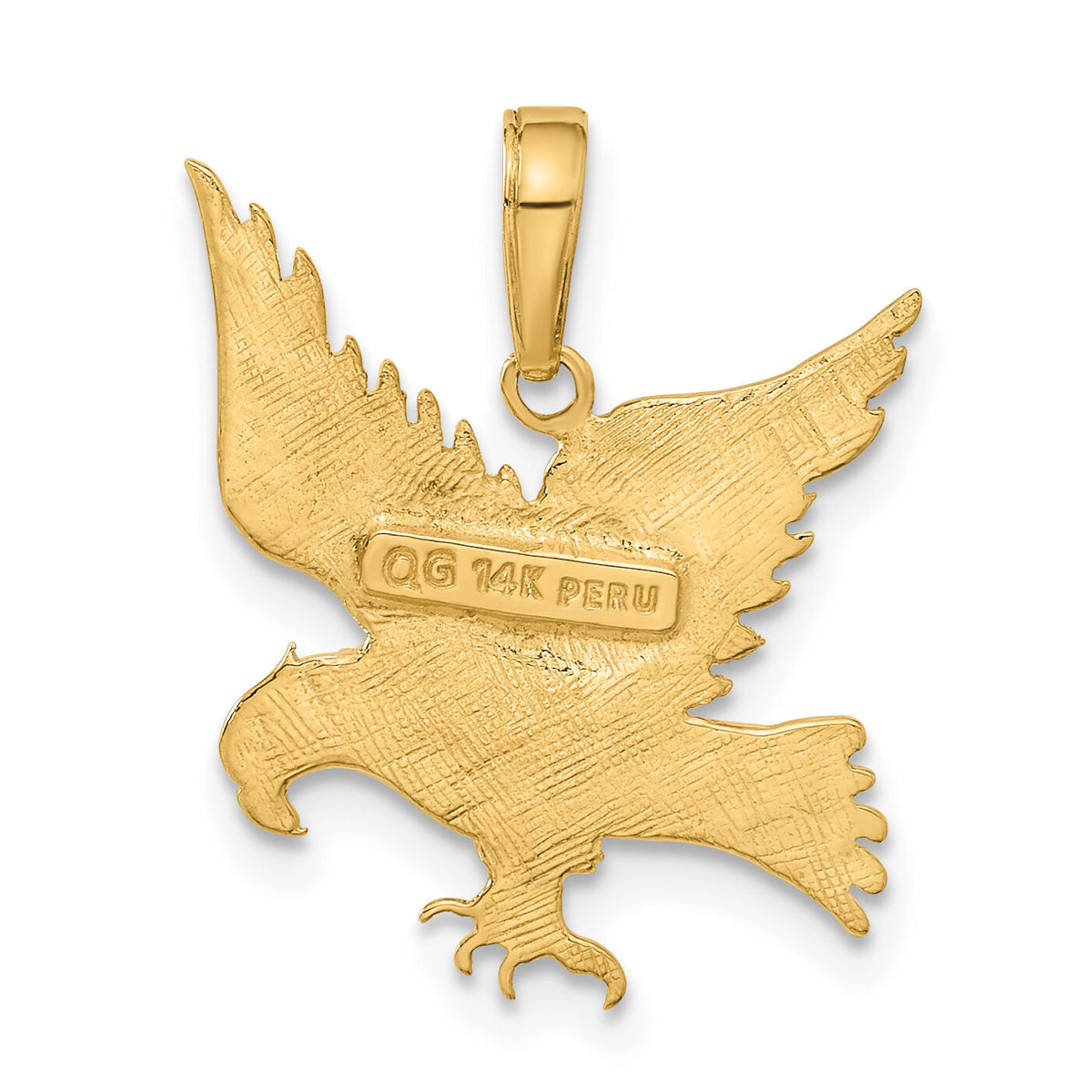14k Eagle Pendant-C3491