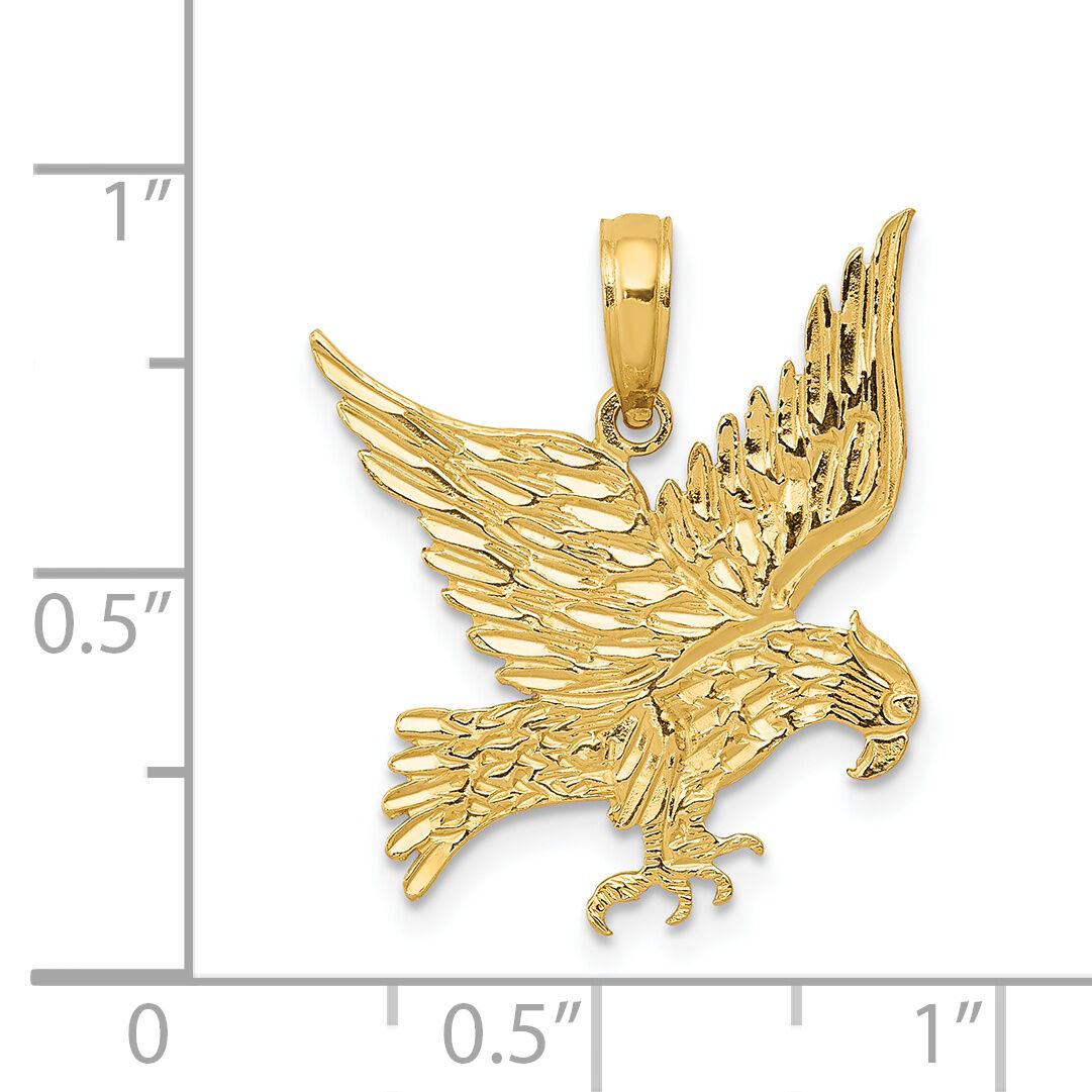 14k Eagle Pendant-C3491
