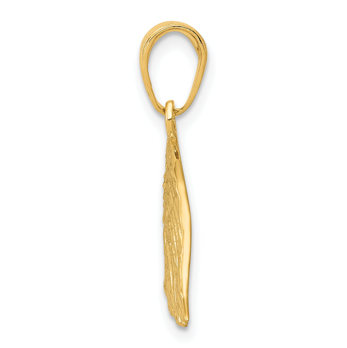 14k Eagle Head Pendant-C3492