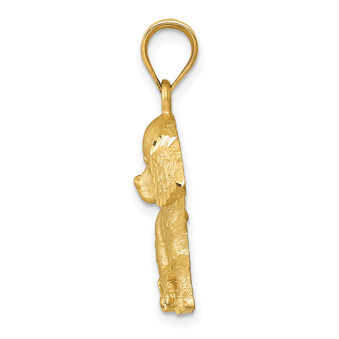 14k Dog Charm-C35