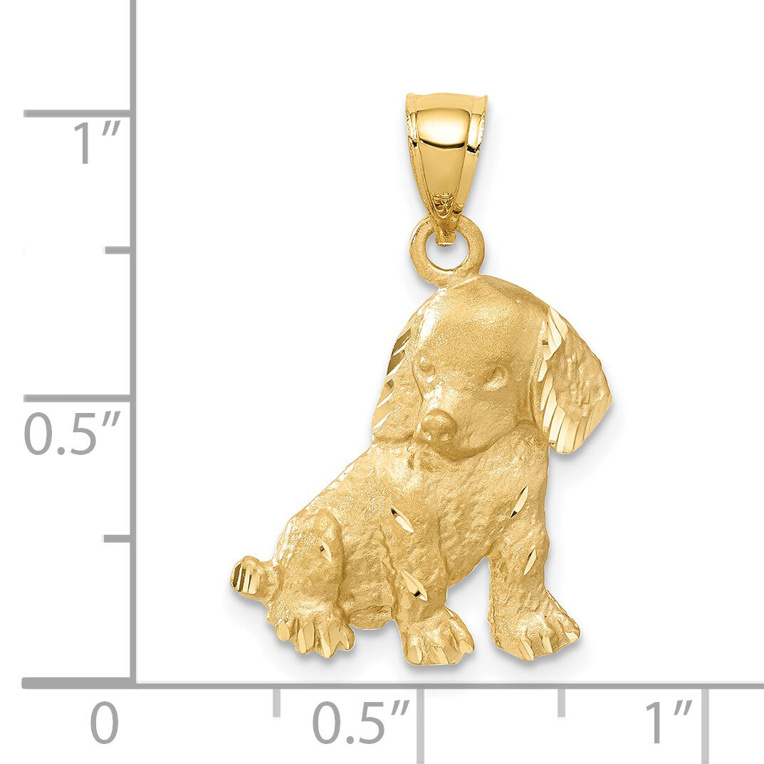 14k Dog Charm-C35