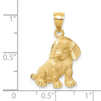 14k Dog Charm-C35