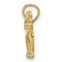 14k Terrier Dog Pendant-C3507