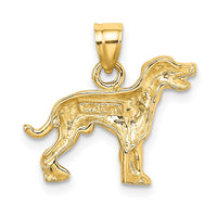 14k Dalmatian Dog Charm-C3510