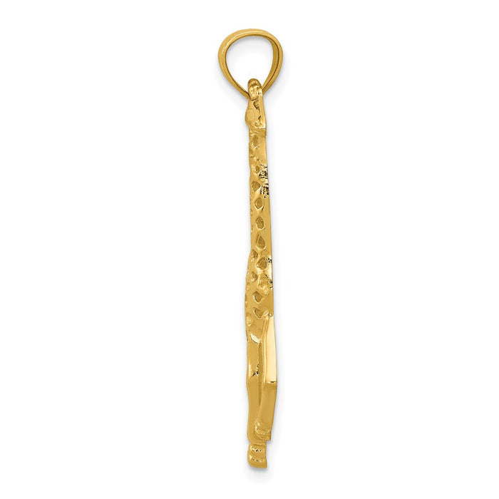 14k Giraffe Pendant-C3530