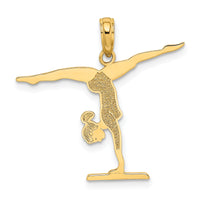 14k Gymnastics Floor Charm-C3537