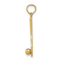 14k Tennis Racquet and Ball Charm-C3538