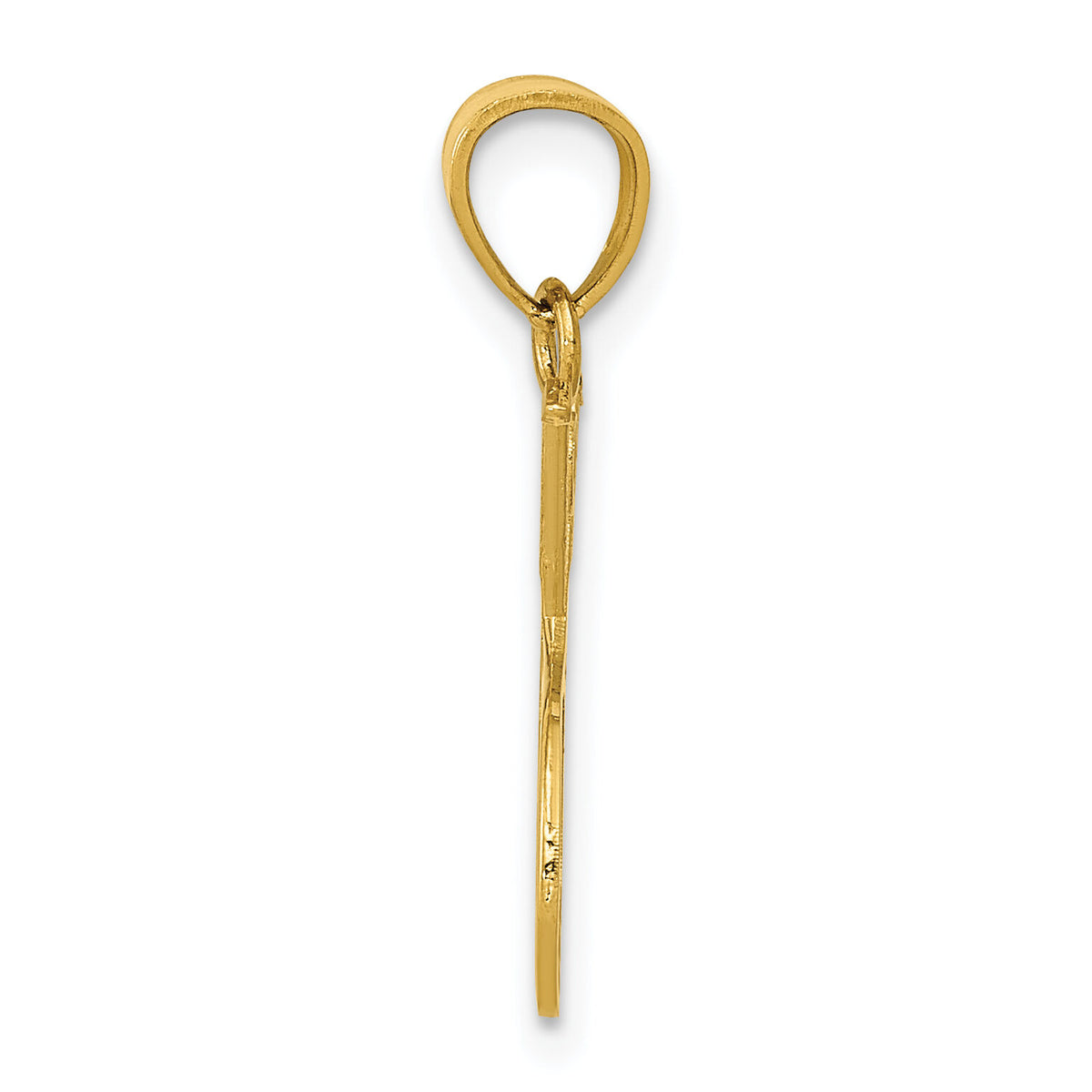 14k Double Tennis Racquet Charm-C3539