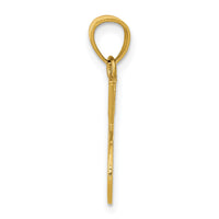 14k Double Tennis Racquet Charm-C3539