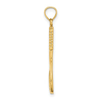 14k 3-D Tennis Racquet Charm-C3541