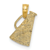 14k Megaphone with Handle Charm-C3551
