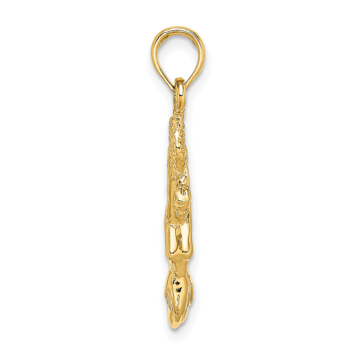 14k 3-D Jumping Cheerleader Charm-C3554