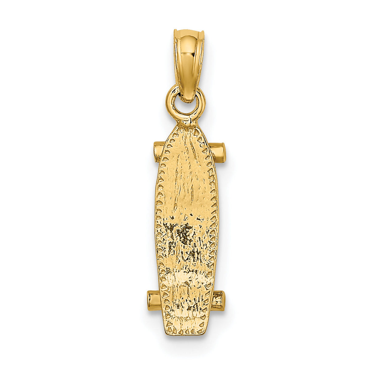 14k 3-D Skate Board Charm-C3571