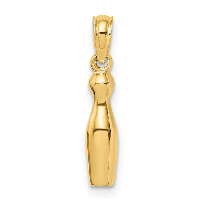 14k 3-D Bowling Charm-C3574