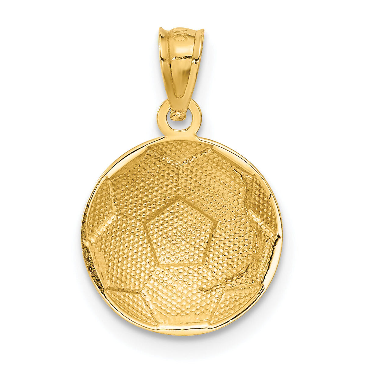 14k Soccer Ball Pendant-C3579