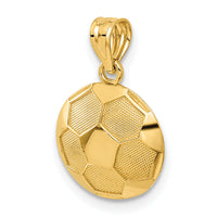 14k Soccer Ball Pendant-C3579