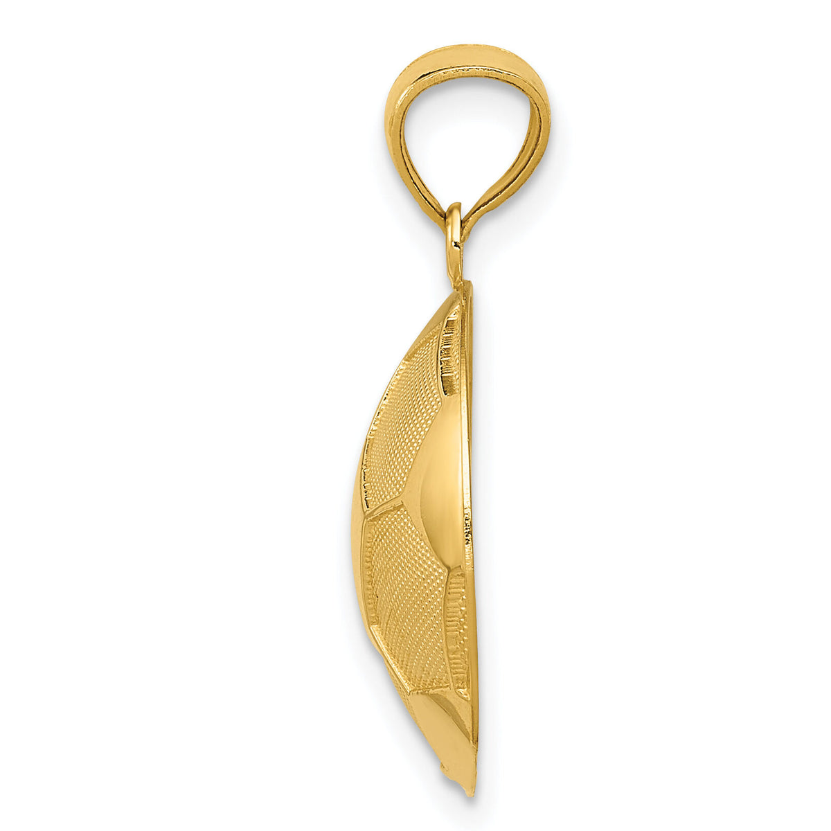 14k Soccer Ball Pendant-C3580