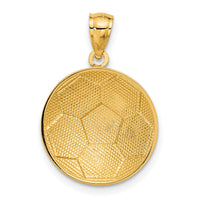 14k Soccer Ball Pendant-C3580