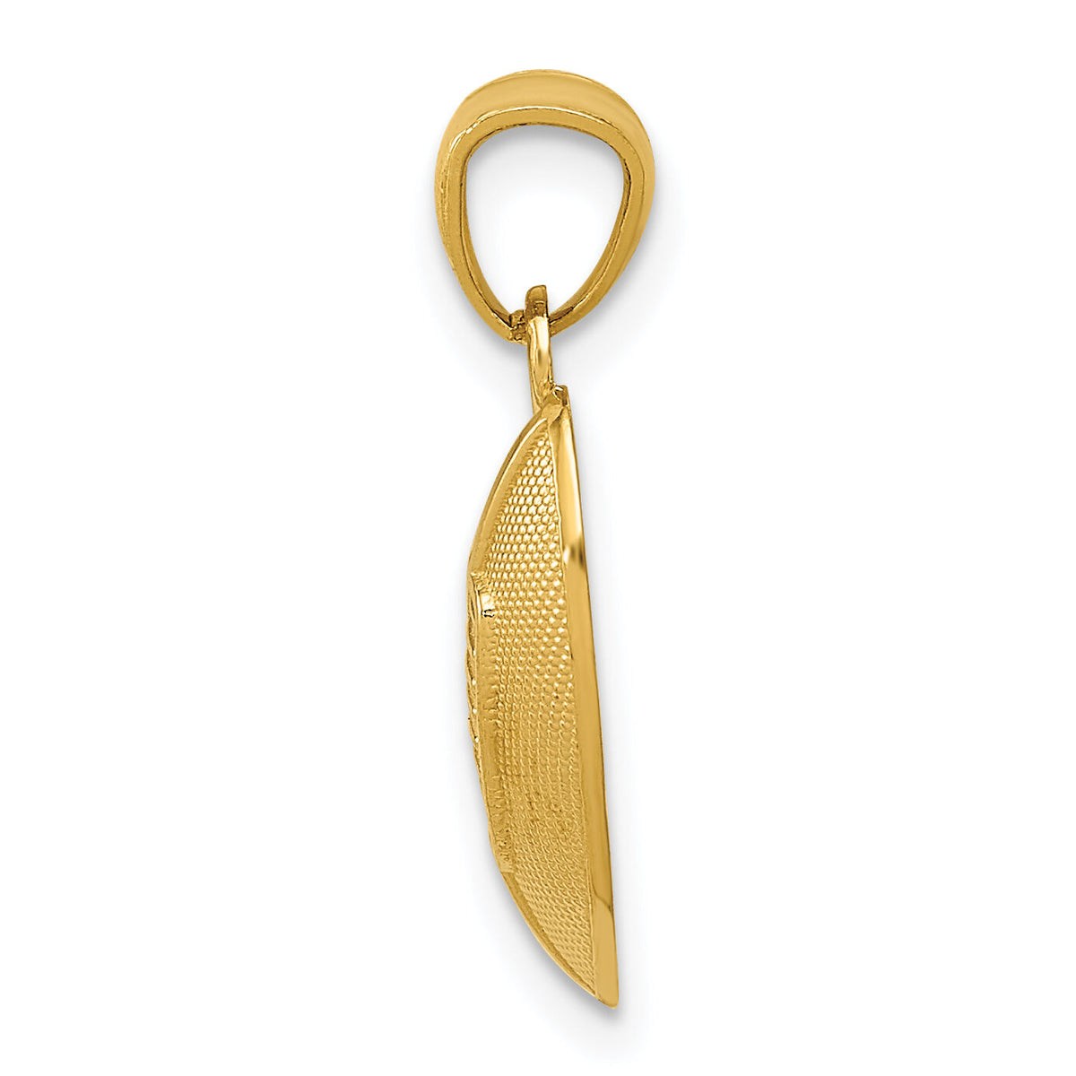 14k Football Pendant-C3582