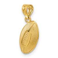 14k Football Pendant-C3582