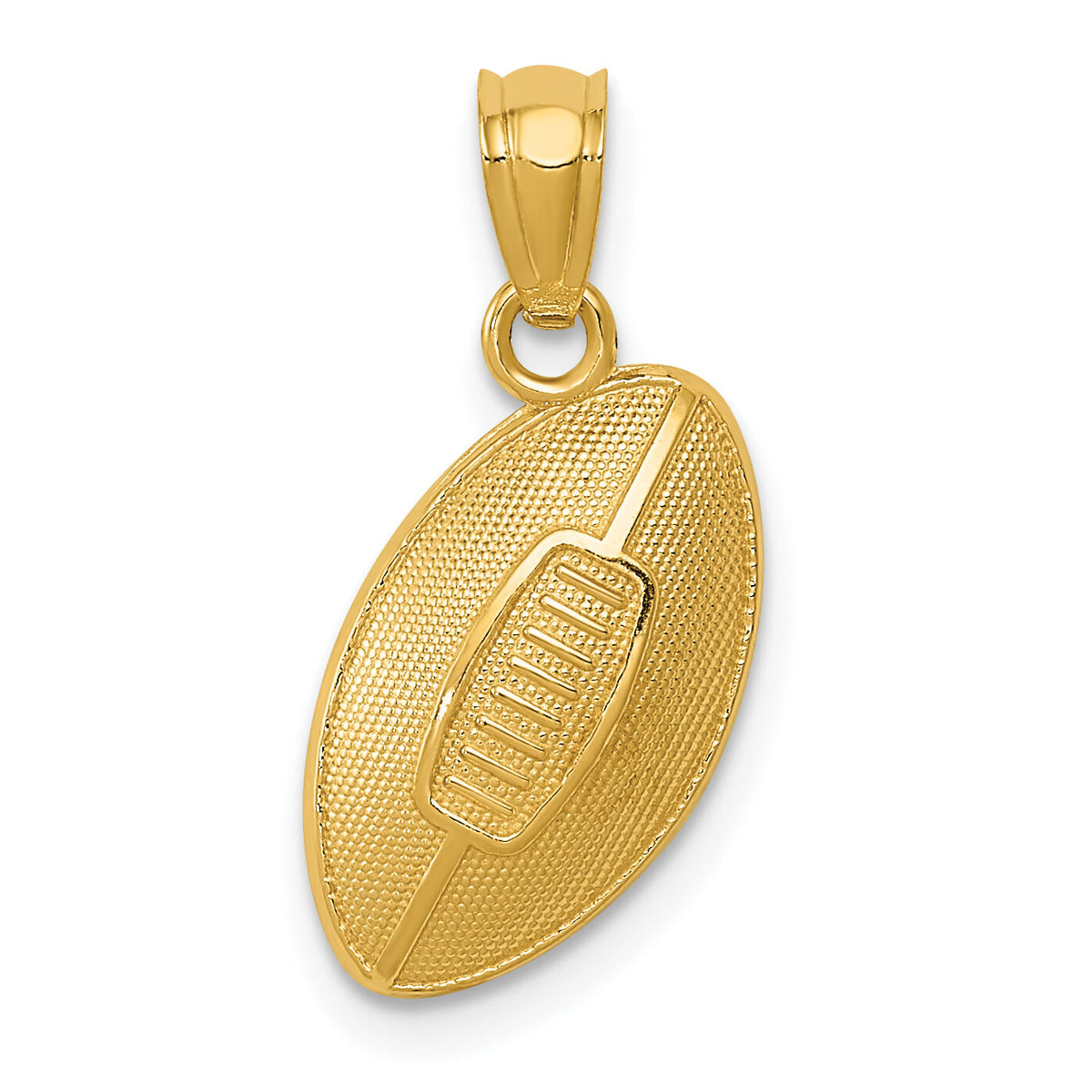 14k Football Pendant-C3582