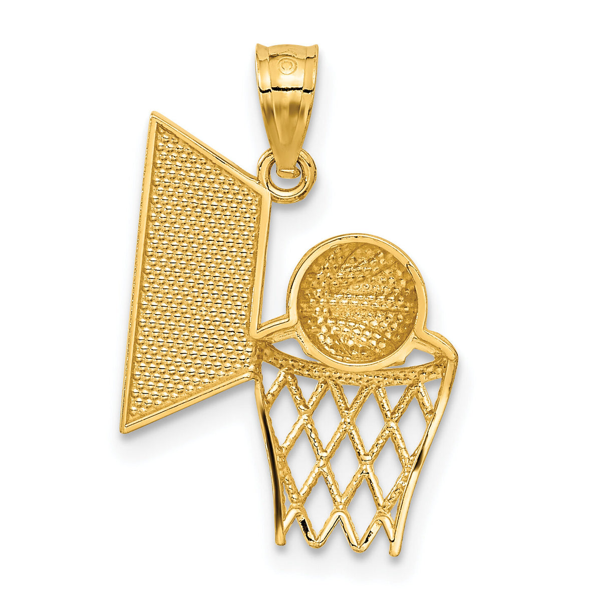 14k Basketball Pendant-C3583